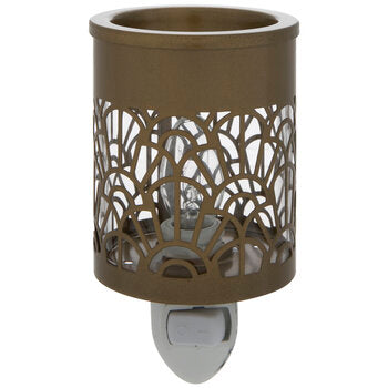 GOLD ART DECO WARMER