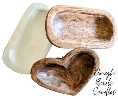 3-WICK DOUGH BOWL CANDLE WHITE